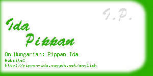 ida pippan business card